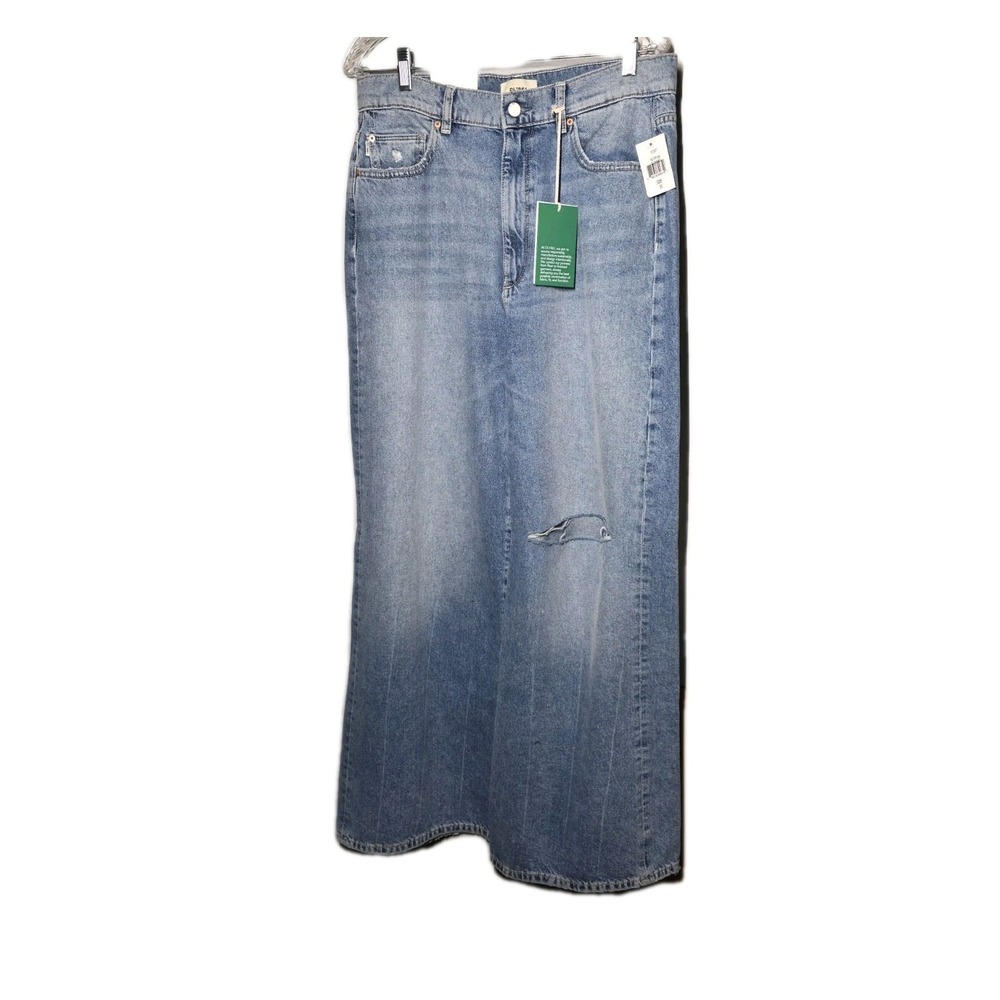 NWT DL1961 Womens Hepburn Wide Leg High Rise Vintage 30 Jeans salton sea distres